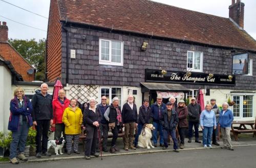 "Lunch Bunch" club members at the Rampant Cat
